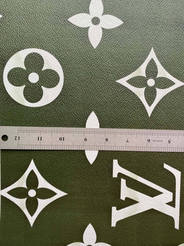 Louis Vuitton Faux Leather 'BIG Patterned' GREEN - Image 2