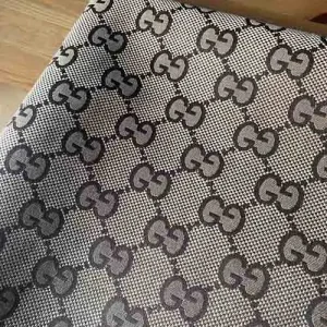 Brown Gucci Jacquard Fabric with big patterns