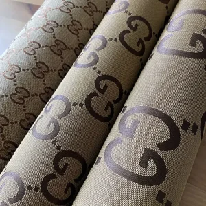 Big Patterned Gucci Fabric Brown