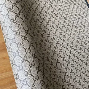 Brown Gucci Leather Fabric By The Yard | Gucci Material For Sale