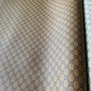 Gucci Leather Fabric Dark Brown