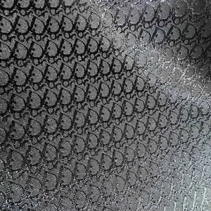 Christian Dior Jacquard Fabric Black With Little Patterns