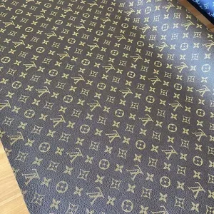 Louis Vuitton leather fabric  | LV leather material for sale |  Classic brown LV leather fabric