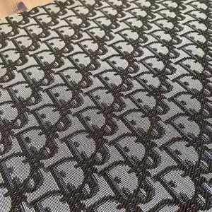 Christian Dior Canvas Fabric DARK BROWN | Dior Material for Upholstery, Clothing