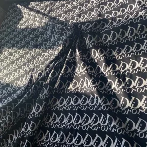 Christian Dior Black Cotton Fabric