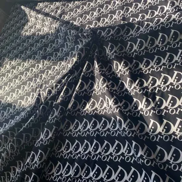 Christian Dior Black Cotton Fabric