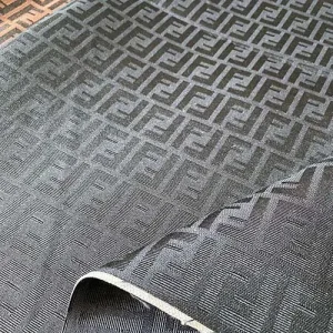 Fendi Canvas Fabric Black | Fendi fabric for sale by the yard