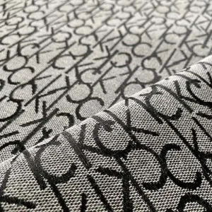 Calvin Klein Canvas Fabric Gray | CK gray jacquard fabric by the yard