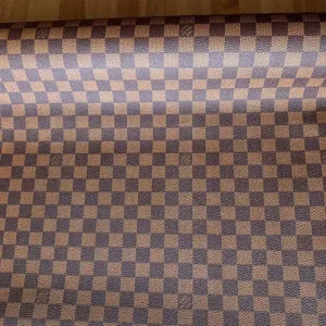 Louis Vuitton Material Damier  | LV leather fabric for sale by the yard