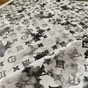 LV White Watercolor Fabric by the yard | Louis Vuitton Watercolor print Vinyl