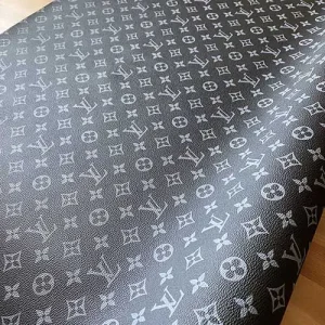 Louis Vuitton Leather Black by the yard | LV Material Leather Black