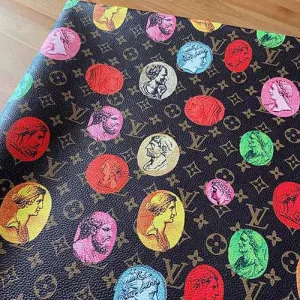 Louis Vuitton Fornasetti Fabric | Brown LV Leather Material