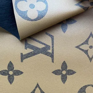 LV Light Brown Leather Fabric By The Yard | Louis Vuitton For Sale!