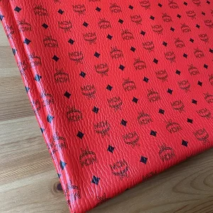 MCM Fabric Red | MCM Inspired Fabric