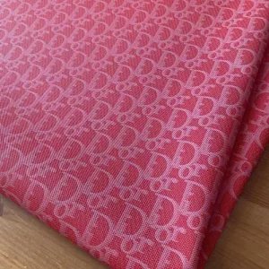 Red Dior Vinyl fabric
