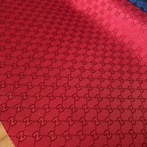 Gucci Canvas Fabric RED | Gucci Jacquard Material By The Yard