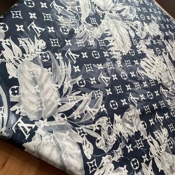 Louis Vuitton Poplin Fabric with leaf pattern | %100 cotton fabric